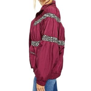 Free people flower bomber jacket